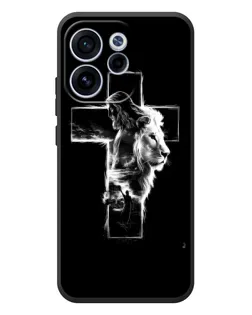 Чехол для OPPO Reno 15F с картинкой «Сияющий крест Jesus»