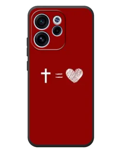 Чехол для OPPO Reno 15F с картинкой «Уравнение любви»