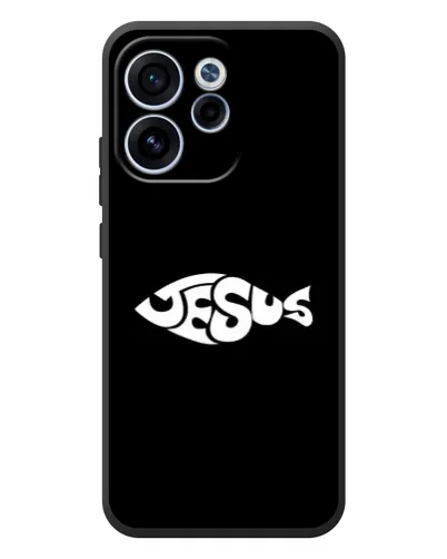 Чехол для OPPO Reno 15F с картинкой «Рыба Jesus» Чехол для OPPO Reno 15F с картинкой «Рыба Jesus»