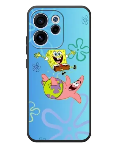 Чехол для OPPO Reno 15F с картинкой «Спанч Боб и Патрик» Чехол для OPPO Reno 15F с картинкой «Спанч Боб и Патрик»