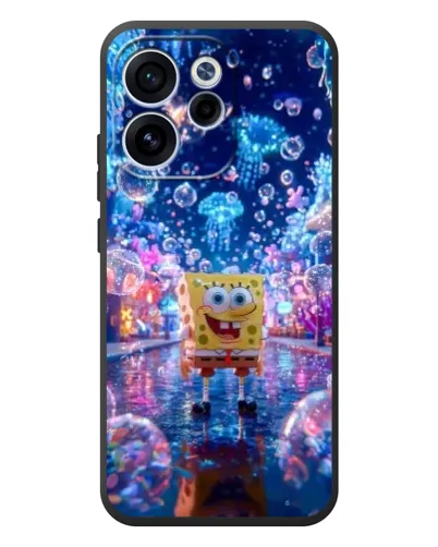 Чехол для OPPO Reno 15F с картинкой «Неоновый океан» Чехол для OPPO Reno 15F с картинкой «Неоновый океан»