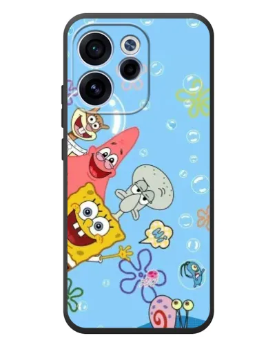 Чехол для OPPO Reno 15F с картинкой «Веселые пузырьки» Чехол для OPPO Reno 15F с картинкой «Веселые пузырьки»