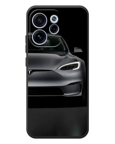 Чехол для OPPO Reno 15F с картинкой «Tesla Model S Look» Чехол для OPPO Reno 15F с картинкой «Tesla Model S Look»