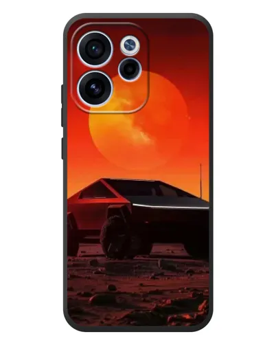 Чехол для OPPO Reno 15F с картинкой «Cybertruck на Марсе» Чехол для OPPO Reno 15F с картинкой «Cybertruck на Марсе»