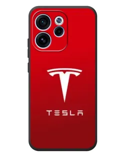 Чехол для OPPO Reno 15F с картинкой «Tesla Red Classic»