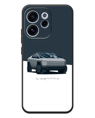 Чехол для OPPO Reno 15F с картинкой «Серебристый Cybertruck Tesla» Чехол для OPPO Reno 15F с картинкой «Серебристый Cybertruck Tesla»