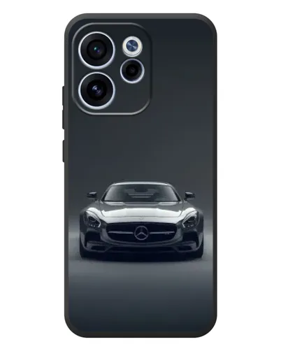 Чехол для OPPO Reno 15F с картинкой «Mercedes на черном» Чехол для OPPO Reno 15F с картинкой «Mercedes на черном»
