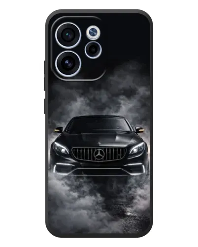 Чехол для OPPO Reno 15F с картинкой «Mercedes в дыму» Чехол для OPPO Reno 15F с картинкой «Mercedes в дыму»