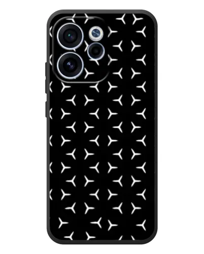 Чехол для OPPO Reno 15F с картинкой «Mercedes паттерн звезд» Чехол для OPPO Reno 15F с картинкой «Mercedes паттерн звезд»