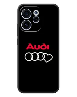 Чехол для OPPO Reno 15F с картинкой «Логотип Audi Heart»