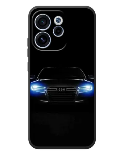 Чехол для OPPO Reno 15F с картинкой «Audi в неоне»
