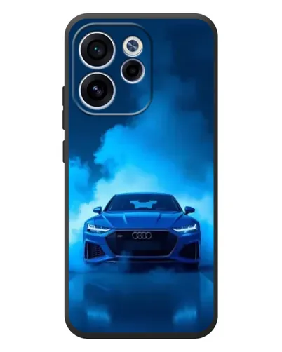 Чехол для OPPO Reno 15F с картинкой «Audi — голубая энергия»