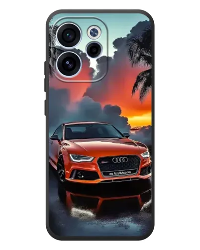 Чехол для OPPO Reno 15F с картинкой «Audi — закат»
