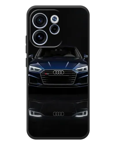 Чехол для OPPO Reno 15F с картинкой «Audi — ночное отражение»