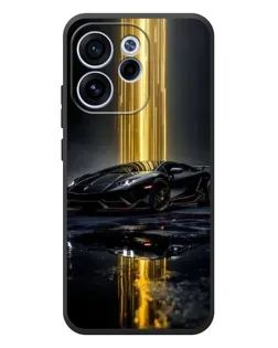 Чехол для OPPO Reno 15F с картинкой «Ночной Lamborghini драйв»