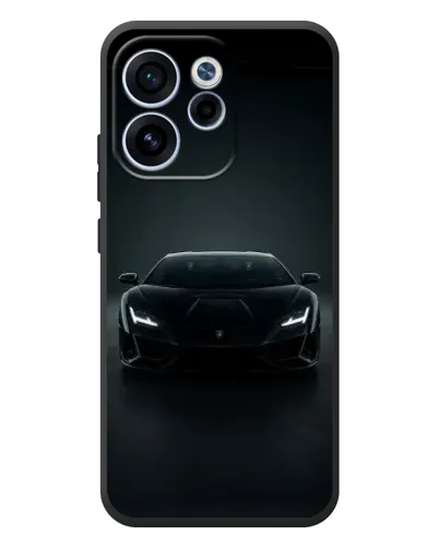 Чехол для OPPO Reno 15F с картинкой «Черный Lamborghini Aventador» Чехол для OPPO Reno 15F с картинкой «Черный Lamborghini Aventador»