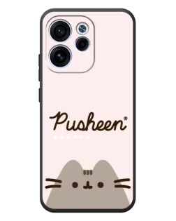Чехол для OPPO Reno 15F с картинкой «Pusheen логотип»