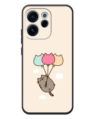 Чехол для OPPO Reno 15F с картинкой «Пушин на шариках» Чехол для OPPO Reno 15F с картинкой «Пушин на шариках»