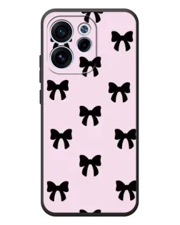 Чехол для OPPO Reno 15F с картинкой «Черные банты Coquette» Чехол для OPPO Reno 15F с картинкой «Черные банты Coquette»