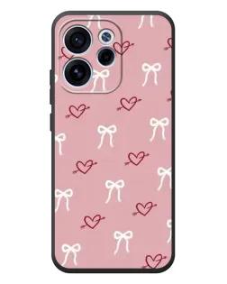Чехол для OPPO Reno 15F с картинкой «Сердца и банты» Чехол для OPPO Reno 15F с картинкой «Сердца и банты»