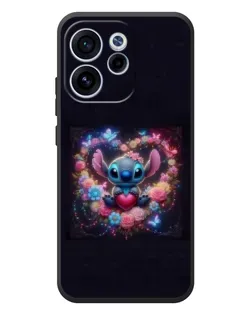 Чехол для OPPO Reno 15F с картинкой «Stitch в цветах» Чехол для OPPO Reno 15F с картинкой «Stitch в цветах»