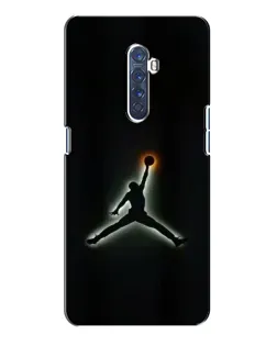 Чехол для OPPO Reno 2 с картинкой «Jordan Gradient Logo»
