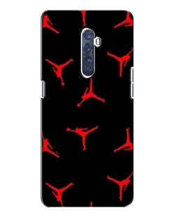 Чехол для OPPO Reno 2 с картинкой «Jordan Red Pattern»