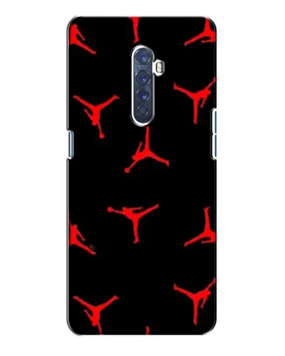 Чехол для OPPO Reno 2 с картинкой «Jordan Red Pattern»