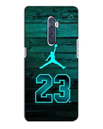 Чехол для OPPO Reno 2 с картинкой «Jordan Cyan 23»