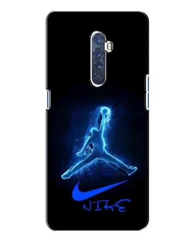 Чехол для OPPO Reno 2 с картинкой «Jordan Neon Blue»
