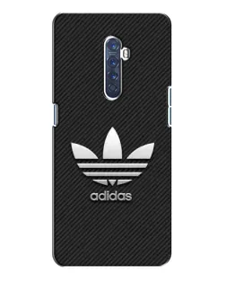 Чехол для OPPO Reno 2 с картинкой «Adidas Карбоновая текстура»