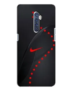 Чехол для OPPO Reno 2 с картинкой «Абстрактный дизайн Nike»