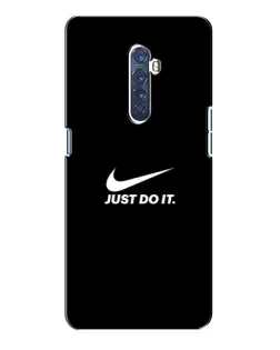 Чехол для OPPO Reno 2 с картинкой «Минимализм от Nike»