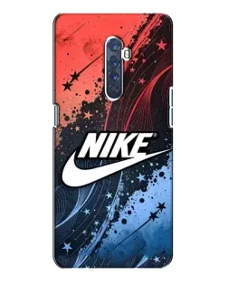 Чехол для OPPO Reno 2 с картинкой «Градиентный принт Найк»