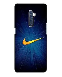 Чохол для OPPO Reno 2 з картинкою «Синій пульс Nike» Чохол для OPPO Reno 2 з картинкою «Синій пульс Nike»