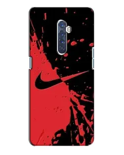 Чохол для OPPO Reno 2 з картинкою «Червоні бризки Nike» Чохол для OPPO Reno 2 з картинкою «Червоні бризки Nike»