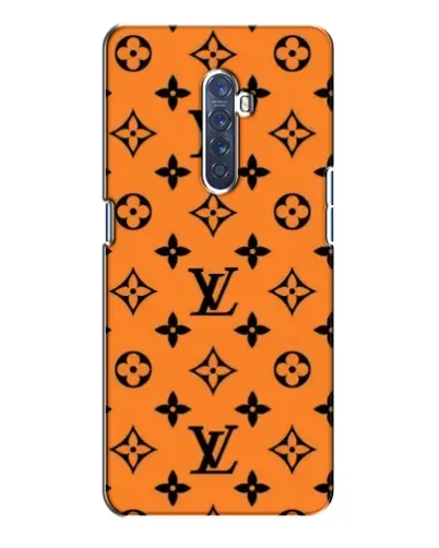 Чехол для OPPO Reno 2 с картинкой «Оранжевый стиль LV»