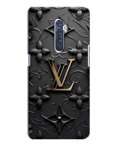 Чехол для OPPO Reno 2 с картинкой «Кожаная текстура LV»