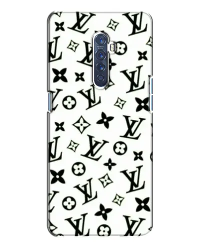 Чехол для OPPO Reno 2 с картинкой «Монохромный хаос LV»