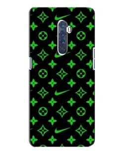 Чехол для OPPO Reno 2 с картинкой «Неоновый принт LV»