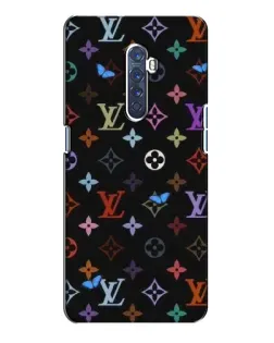 Чехол для OPPO Reno 2 с картинкой «Цветная монограмма LV»