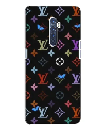 Чехол для OPPO Reno 2 с картинкой «Цветная монограмма LV»