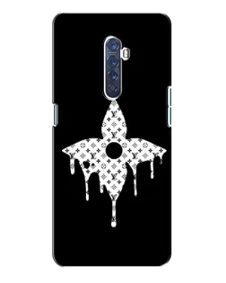 Чехол для OPPO Reno 2 с картинкой «Цветочная монограмма»