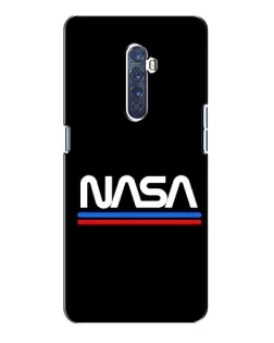 Чехол для OPPO Reno 2 с картинкой «NASA — классика Red Blue» Чехол для OPPO Reno 2 с картинкой «NASA — классика Red Blue»