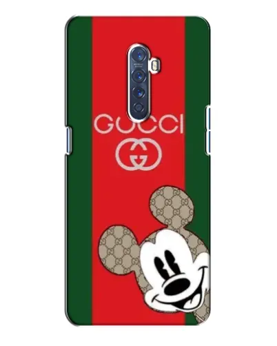 Чехол для OPPO Reno 2 с картинкой «Gucci — полосы и Микки»