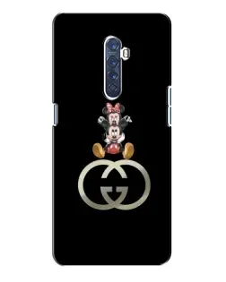 Чехол для OPPO Reno 2 с картинкой «Минни Маус на лого»