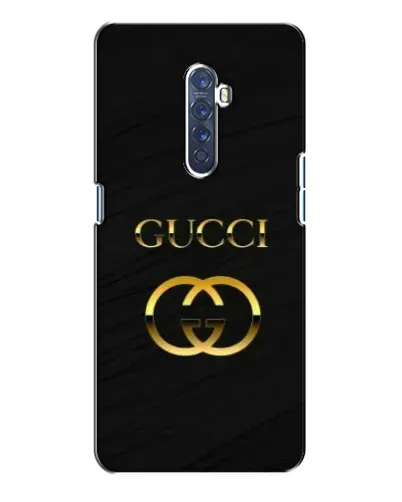 Чехол для OPPO Reno 2 с картинкой «Золотой логотип Gucci»