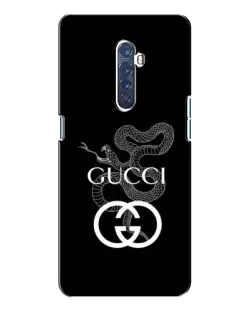 Чехол для OPPO Reno 2 с картинкой «Gucci — серебряная змея»