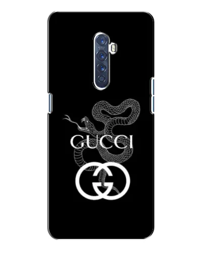 Чехол для OPPO Reno 2 с картинкой «Gucci — серебряная змея»