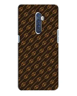 Чехол для OPPO Reno 2 с картинкой «Gucci — золотые диагонали»
